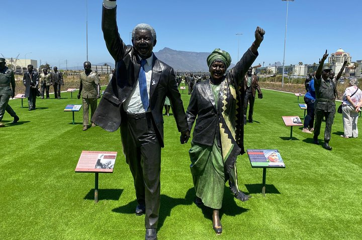 Experience history with statues of Nelson Mandela and key leaders symbolizing resilience and hope. Engage with South Africa's rich heritage on a meaningful journey through its past.